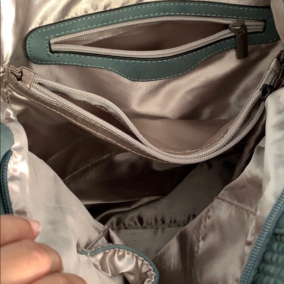 Leather Green Tote - Picture 5 of 8